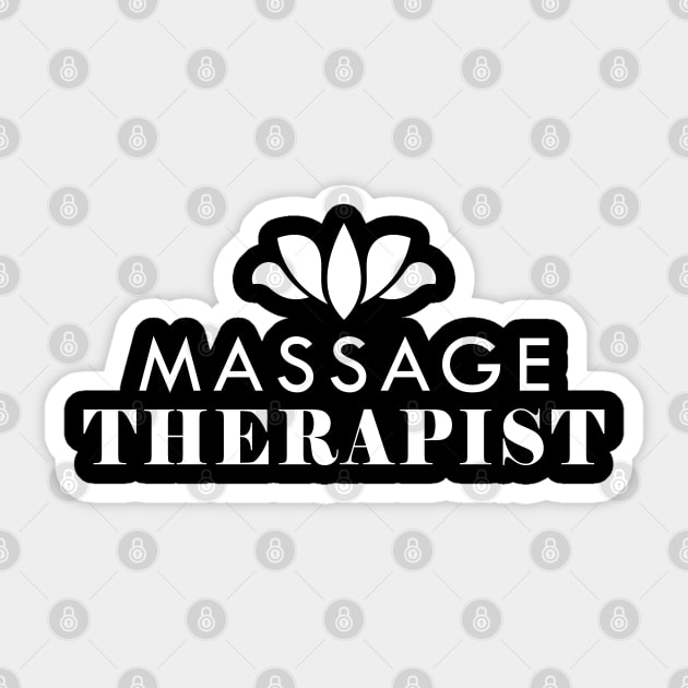 Massage Therapist Sticker by KC Happy Shop